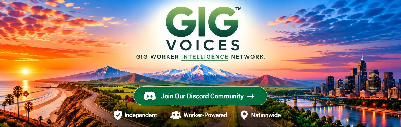 Gig Voices — Gig Worker Intelligence Network, coast-to-coast landscape